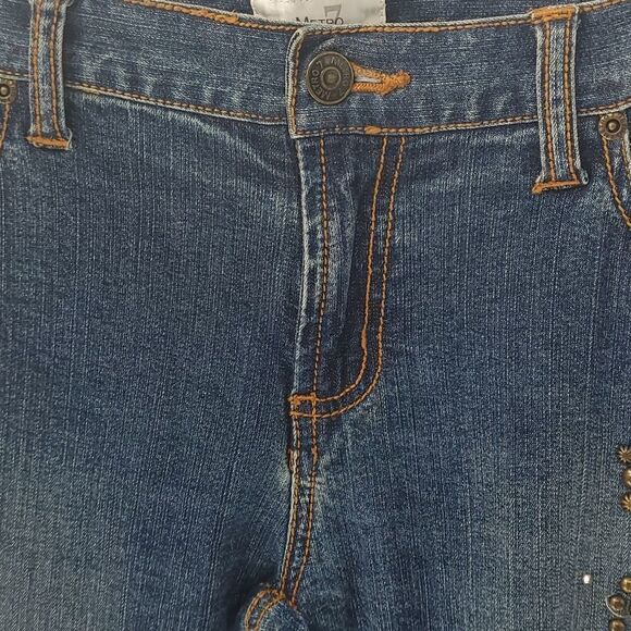 Metro 7 vintage blue jeans. Size 8..s Y2K - Picture 3 of 9